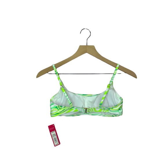 NWT Juniors Xhilaration Green Bandeau Bikini Top Size M - Picture 5 of 8